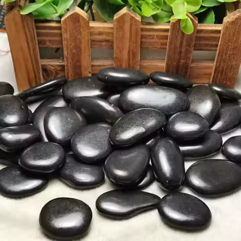 Natural Irregular Shungite Tumbled StoneReiki Healing Crystal Energy Mineral Gemstone Home Aquarium Decoration