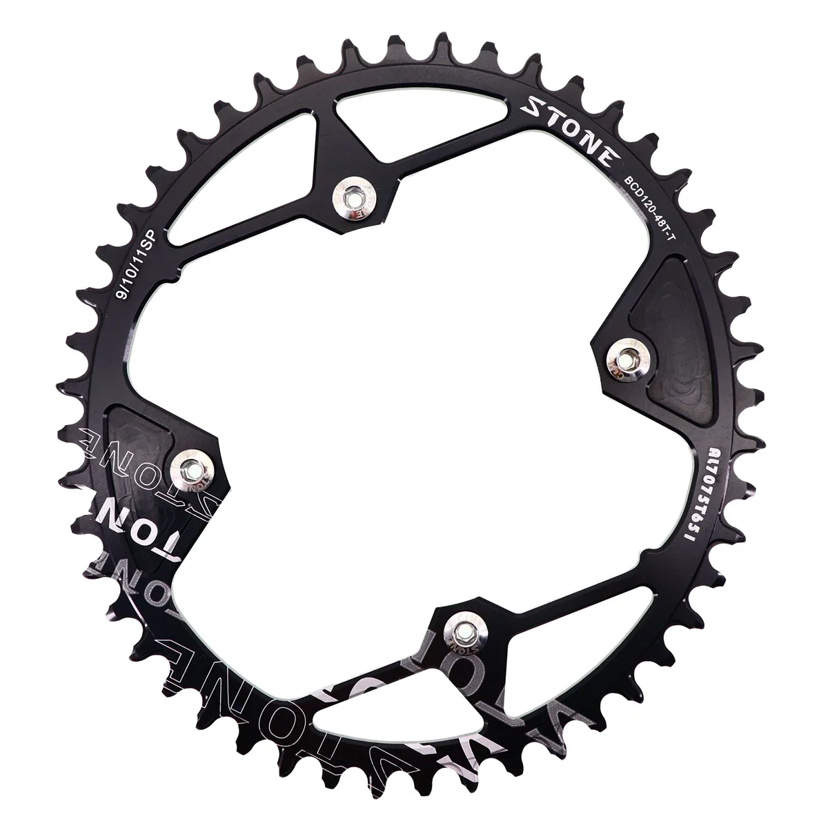 

Stone Chainring 120BCD Oval 36t 38T 40T 44 46T 48T road MTB Bike Chainwheel Tooth Plate for XX X9 120 bcd