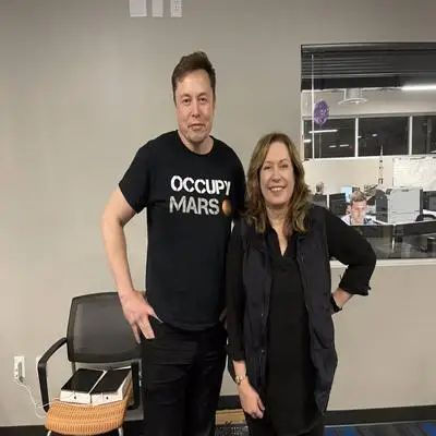 Men's Women's Oversized Crew Neck T-Shirt Occupy Mars SpaceX Elon Musk Rocket Space Short Sleeve Vintage Tech