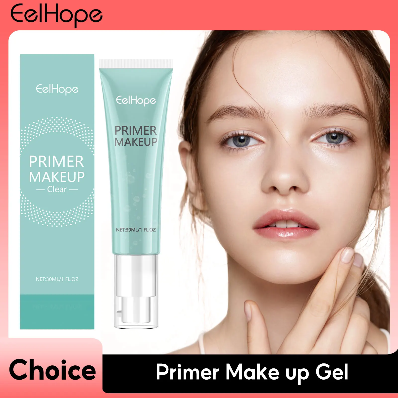 Face Primer Makeup Base Gel Moisturizing Hydrating Concealer Smoothing Skin Foundation Concealer Invisible Facial Cream Cosmetic