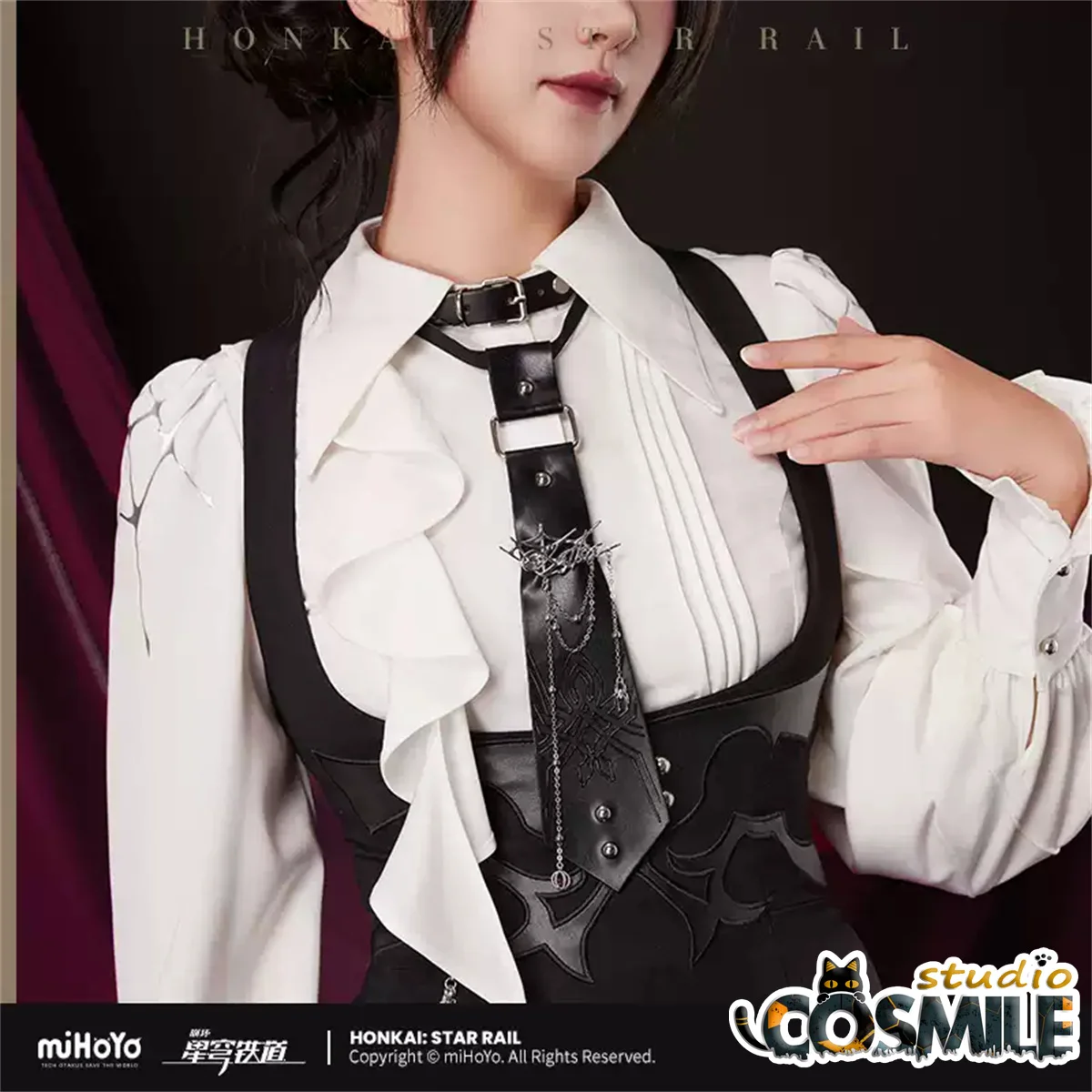 Official Original Honkai Honkai: Star Rail Game Kafka カフカ 카프카 Tie Man Woman Unisex Fashion Cosplay Cos Prop Dec.