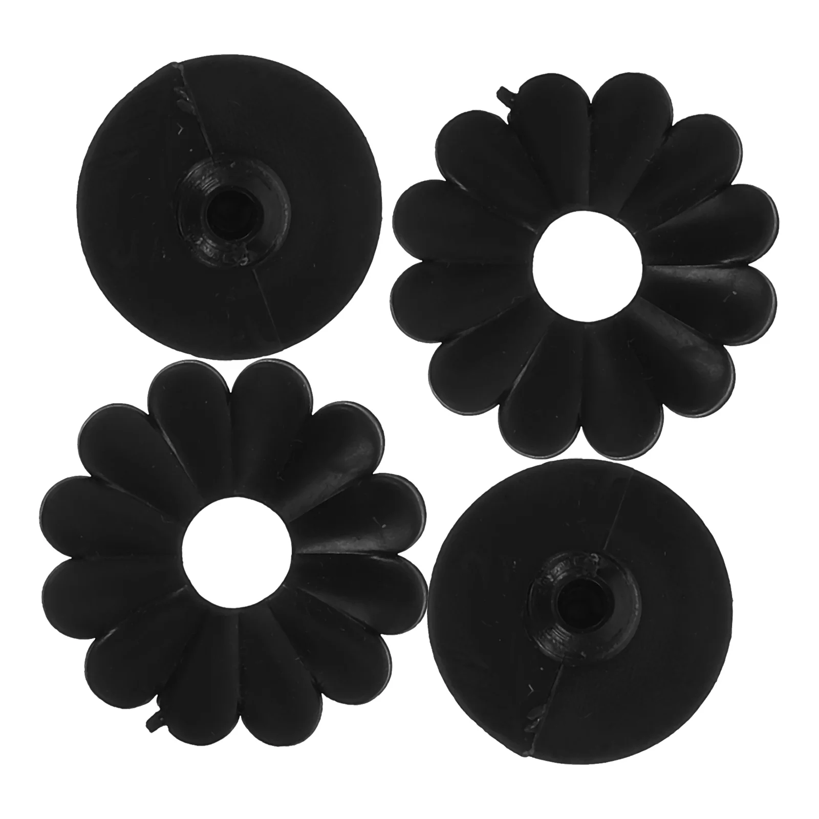 

2 Sets Umbrella Hat Accessories Pole Caps Repair Kit Replacement Tops Cover Tip Protector Small Black Bubble