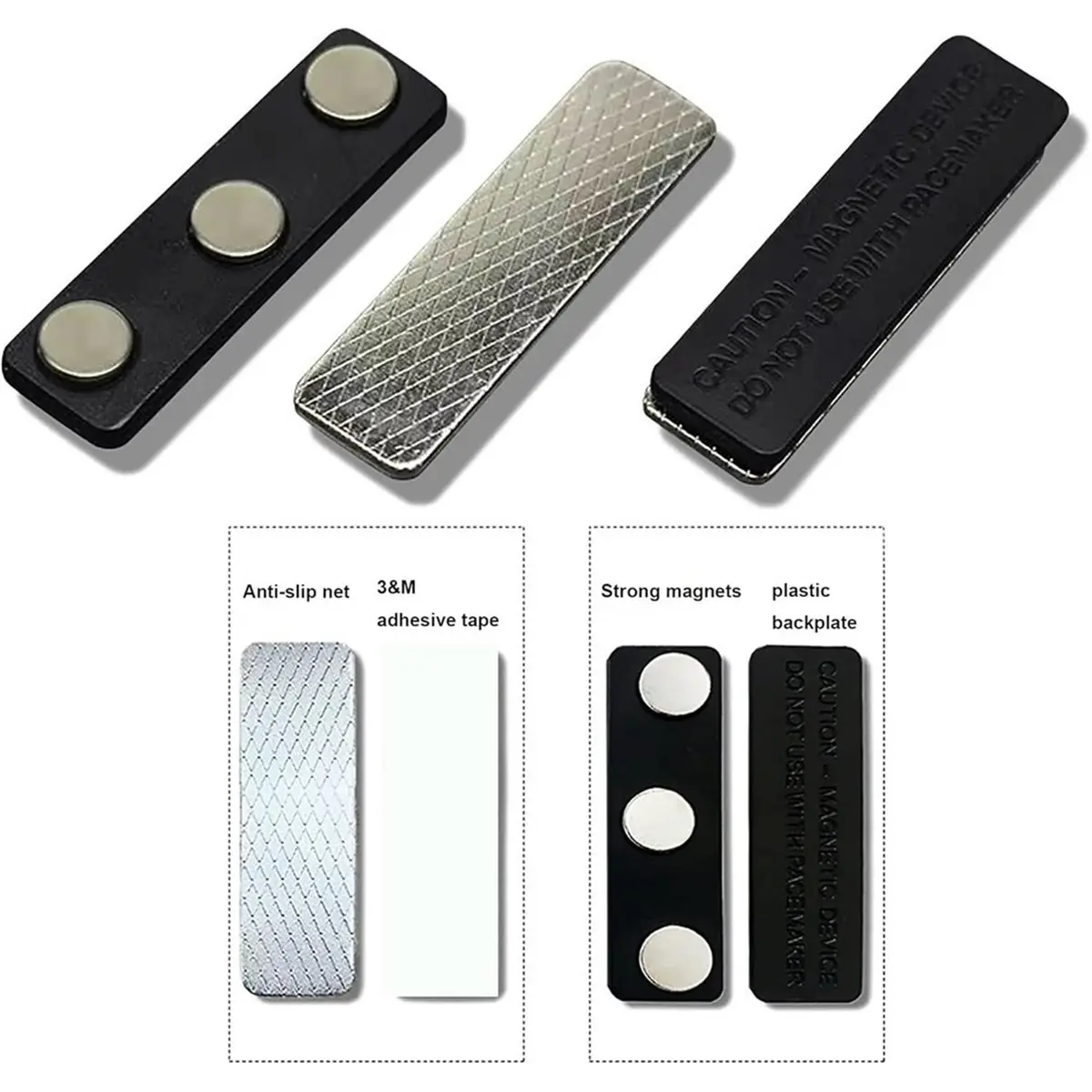 RECOMMENDATION  16 Pairs Magnetic Curtain Closure for Blackout Blind Accessory, Window Blinds, NameBadge Holders with Adhesive