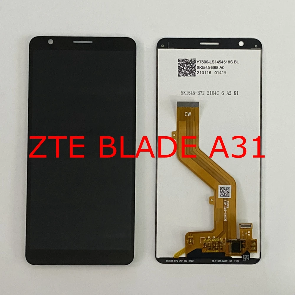 Dla ZTE Blade A31 2021 Wyświetlacz LCD Ekran dotykowy Digitizer Zespół Naprawa ZTE Blade A31 Lite Wyświetlacz A31 Plus L210 LCD