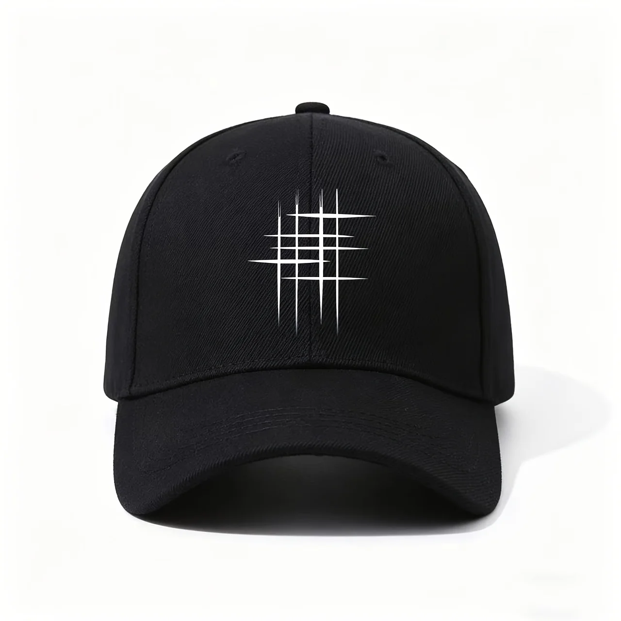 Abstract Geometric Pattern Baseball Cap, Suitable for Daily Outings, Outdoor Hiking, Beach Vacations, Campus Commuting, Sports A
