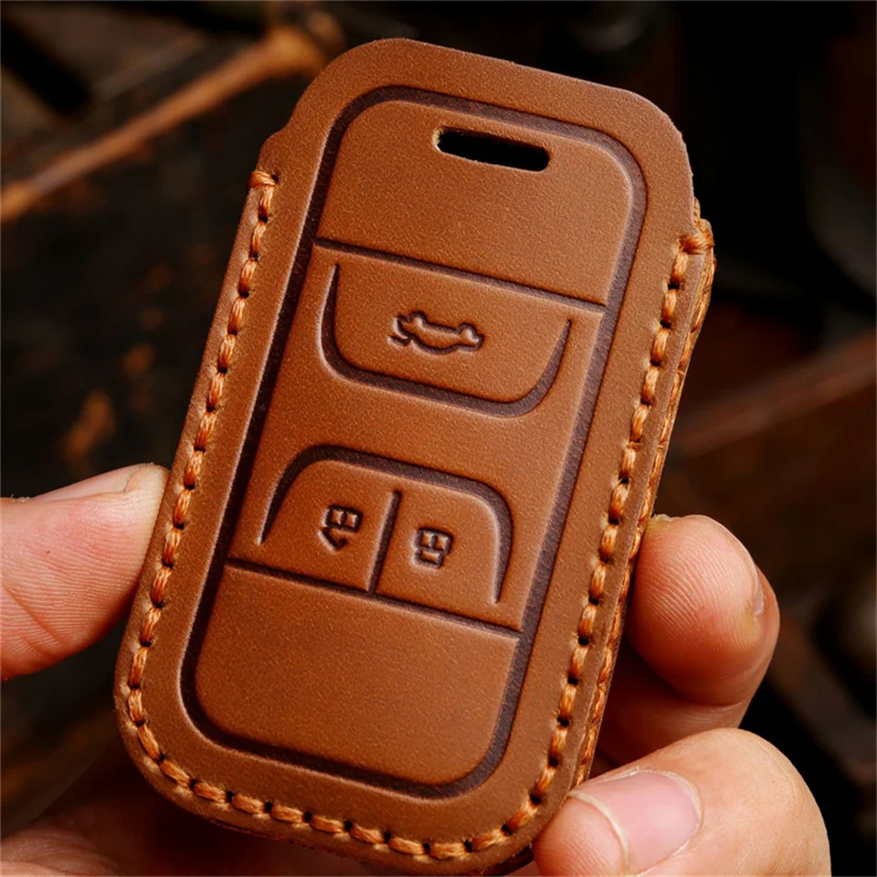 Car Key Cover For Chery Tiggo 8 7 5X 2019 2020 Smart Keyless Remote Fob Protect Case Keychain Car-Styling Holder Accessories