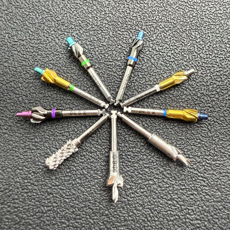Dental Implant Bone Profiler Ridge Grinding Bur Surgical Instrument Contouring Drills Trimmer Collector Fine