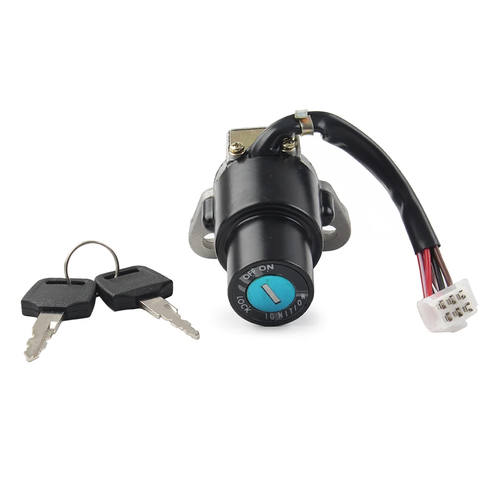 Motorbike Ignition Key Switch with 2 Keys For Kawasaki KLR650 KLR 650 1987-2007