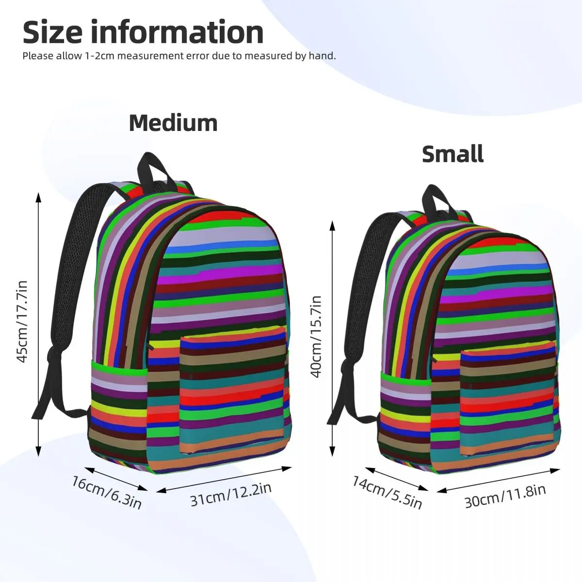 Commodore 64 Loading Screen Backpack Daypack Large Capacity Boys Girls BookBag School Bag Shoulder Bags for Men Women