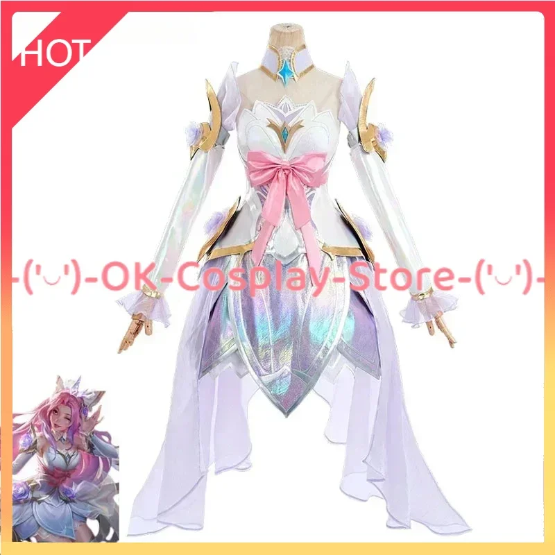 

[Custom Made] Game LOL Seraphine Cosplay Costume Women Cute Party Dress Halloween Carnival Uniforms Clothing Anime Suit