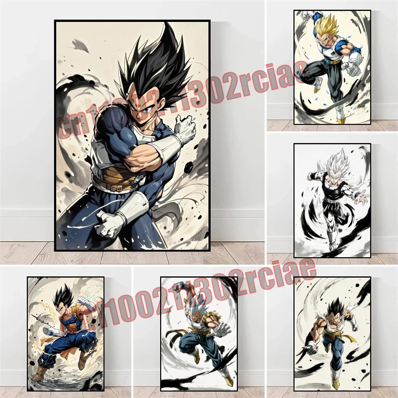 

Japanese Classic Cartoon Cartoon Dragon Ball Poster Canvas Painting Suitable for Bedroom Living Room Decoration Children's Gifts