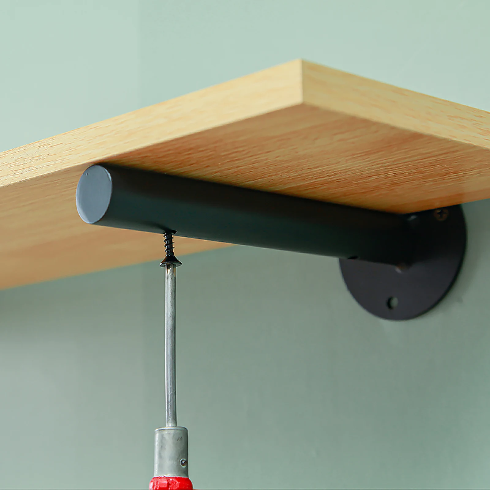 

2pcs Heavy Duty Iron Wall Shelf Brackets Vintage Diy Floating Shelves Supports Rust Resistant Solid Steel Brackets Home Storage