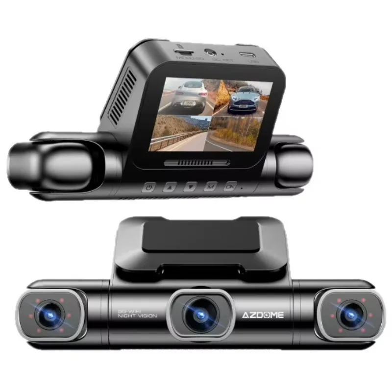 M660 Dash Cam 3*1080P 4CH Car DVR GPS 5G Wifi Built-in 128GB EMMC Voice Control 24H Parking Monitor Super Night Vision