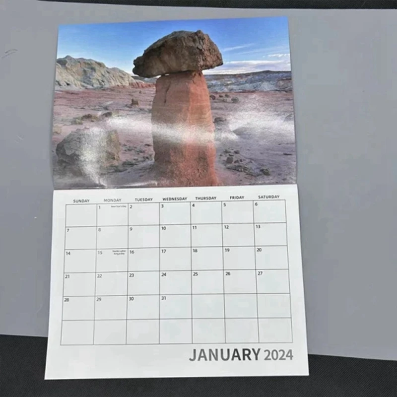 Natureza Calendário engraçado para adultos, Natureza Dongs Calendar, 2024