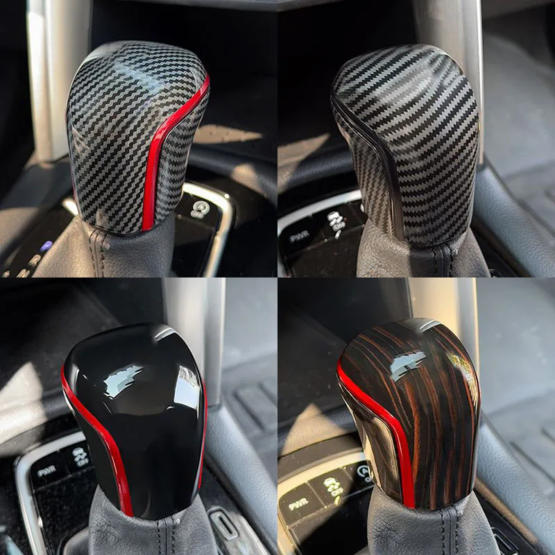 

For Toyota Corolla 2019-2024 Carbon Fiber Style Auto Parts Car Gear Shift Knob Cover Lever Stick Head Car Accessories Trim