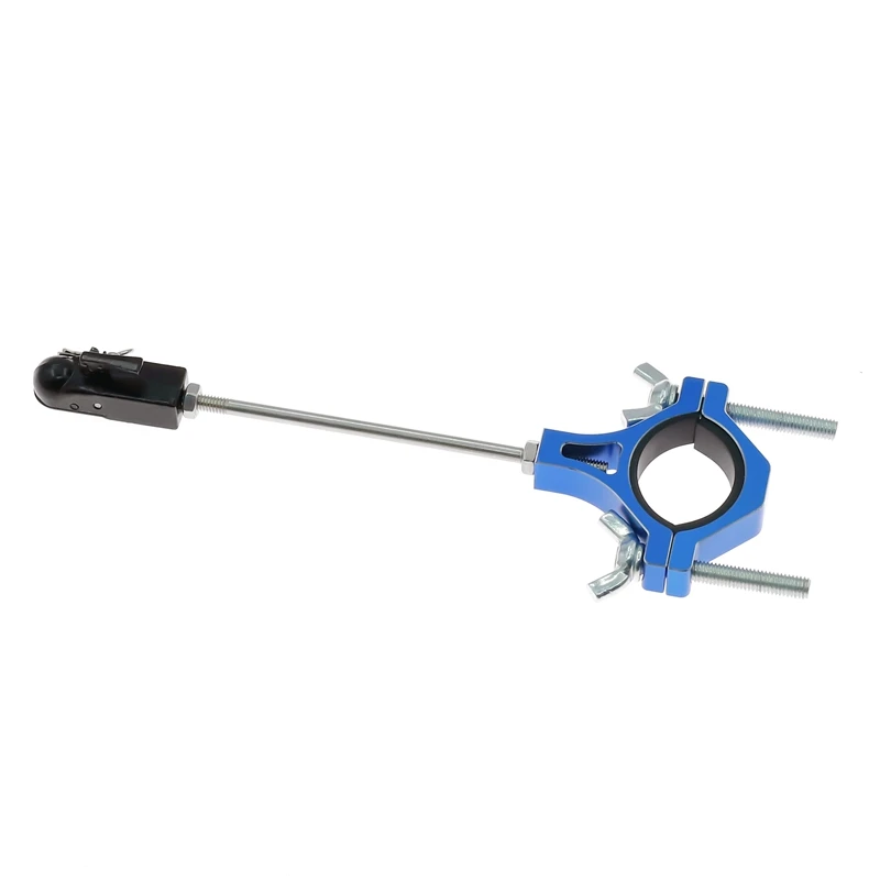 Steel RC Camping Trailer Pull Rod Link Linkage & Tow Hook Drop Hitch Receiver for 1/10 TRX4 TRX6 SCX10 II III Redcat Losi