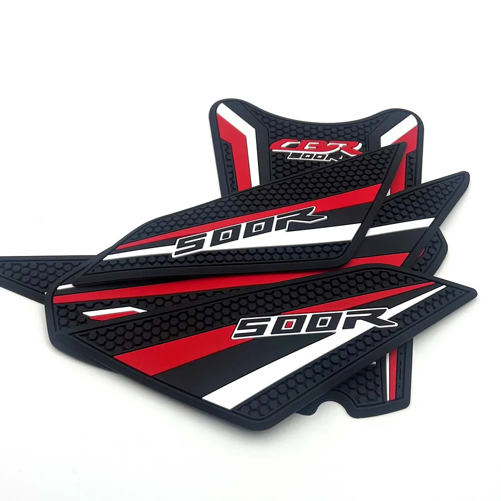 

For Honda CBR500R CBR500R 2019-2023 ﻿new Tank Pad Gas Tank Traction Pads Fuel Tank Grips Side Sticker Knee Grips Protectors Deca