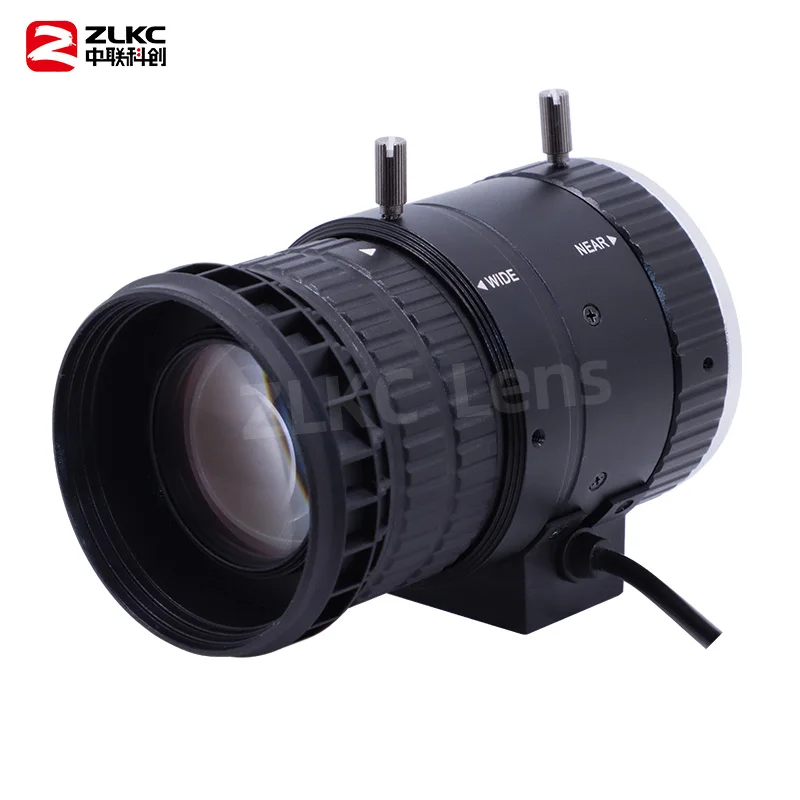 ZLKC 12-50mm Varifocal Lens CCTV Camera IR 1/1.8'' CS-Mount Zoom 3MP Lens F1.5 Auto Iris Surveillance Cameras With IR Correction