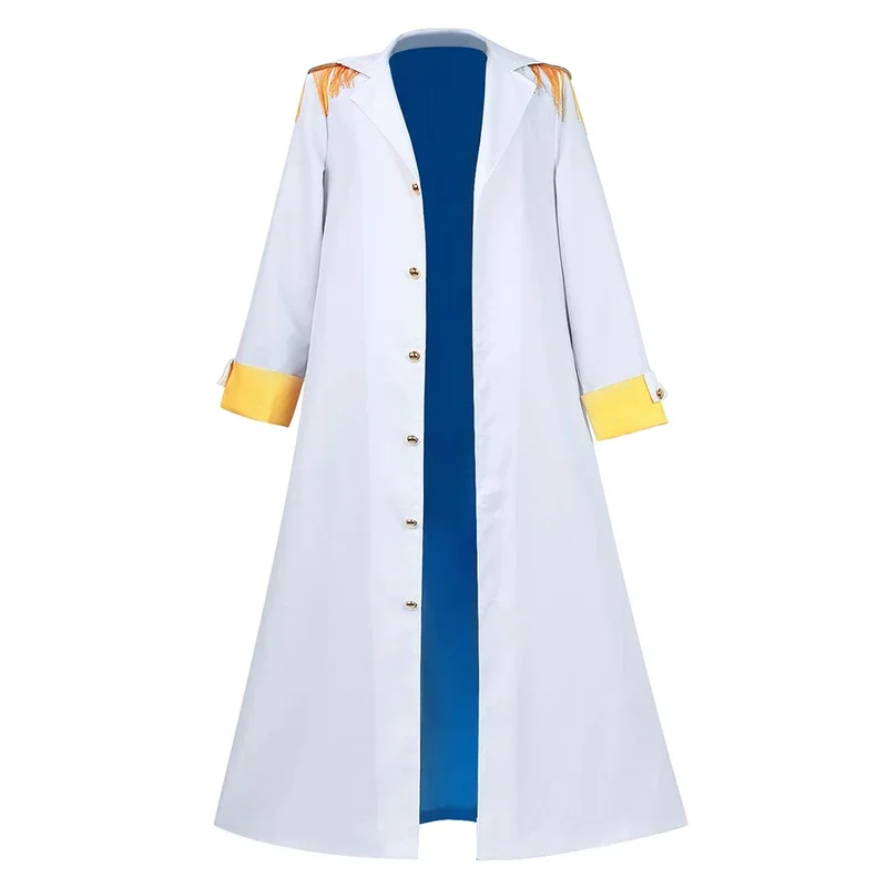 Anime Pirate Sakazuki Akainu Cosplay Costume Admiral Of The Navy Cloak Coat Outfits Women Men Adult Halloween Carnival Suit