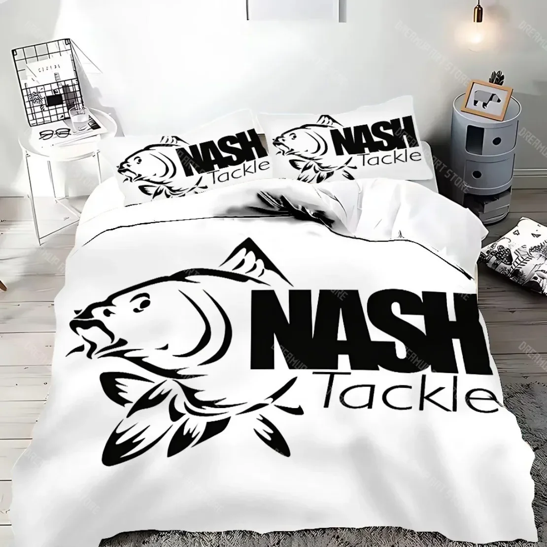 nash-logo-housse-de-couette-taie-d'oreiller-3d-imprime-peche-nash-ensemble-de-literie-adulte-garcon-fille-chambre-decoration-cadeau-simple-double-grand