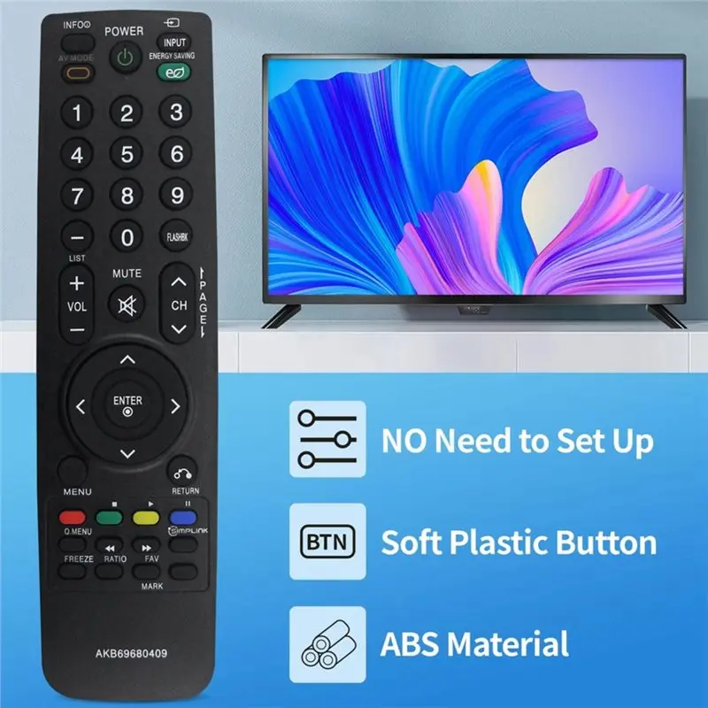 【CYBER MONDAY】For TV Replacement Remote Control AKB69680409 Models 42PQ30-UA 50PQ30C-UA 50PQ30-UA