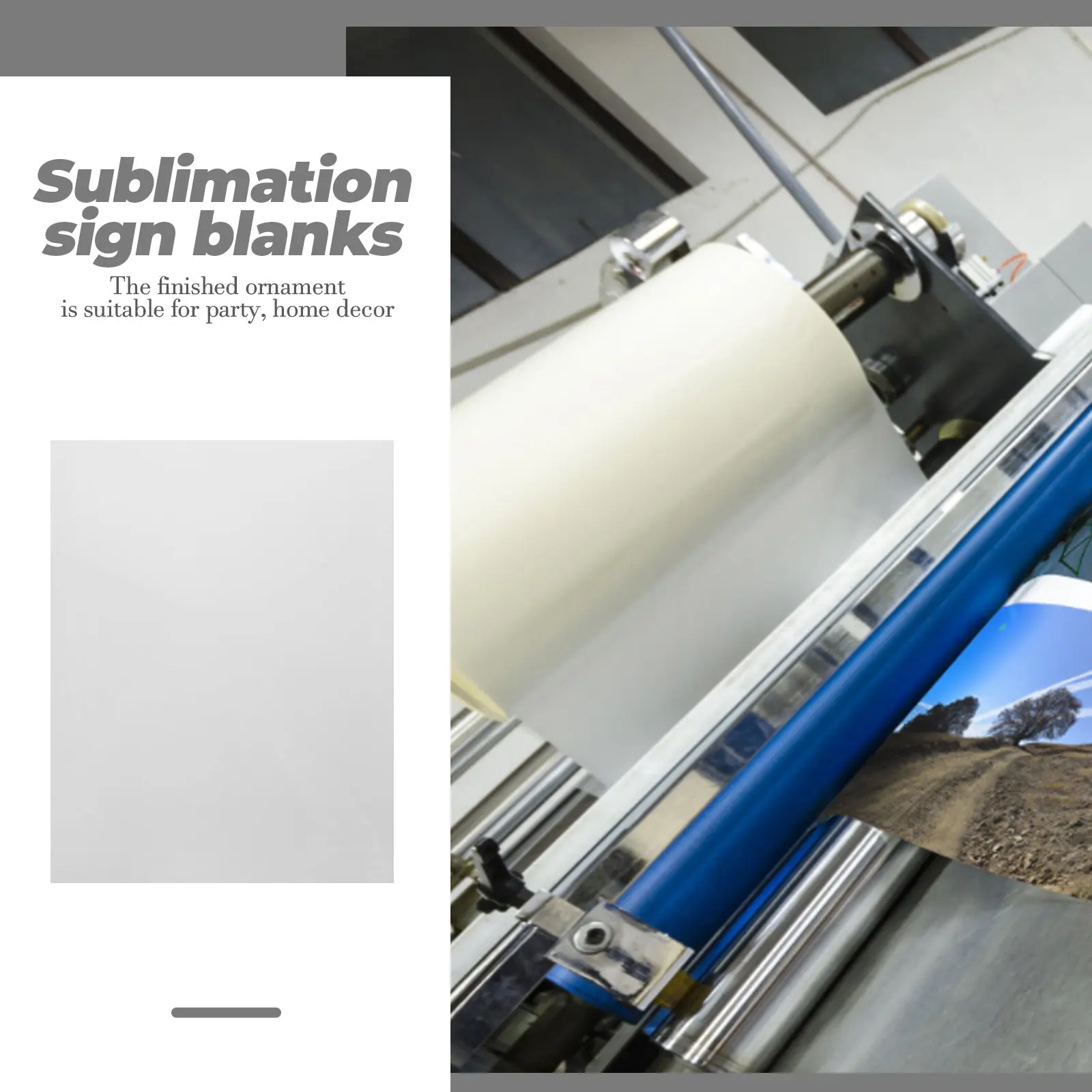 

2Pcs Hd Aluminum Plate Sublimation Blanks Metal Sheets for Photo Poster DIY Decor Sign Wall Desktop Display Home Office Party