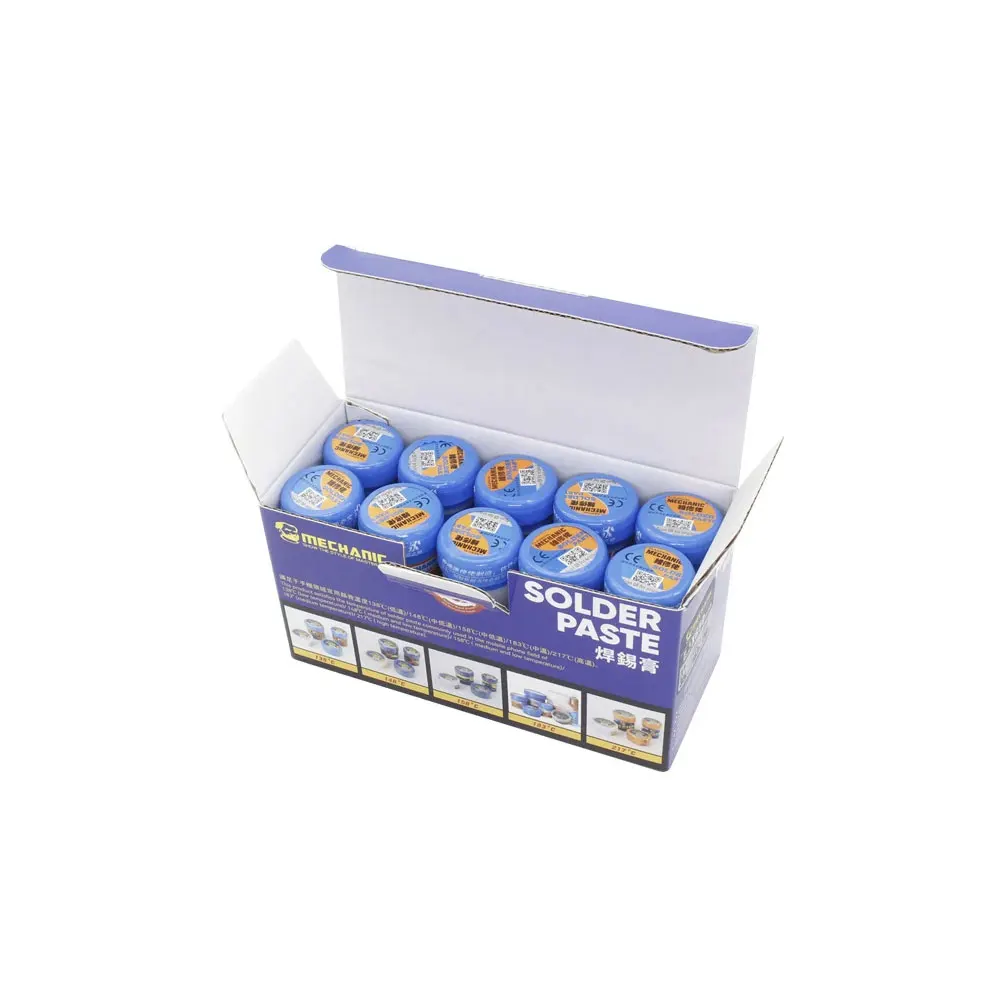 20Pcs/lot MECHANIC 183℃ XGSP50 Solder Paste Flux Soldering Welding Tin Paste for Mobile Phone IC CPU BGA SMD Phone Repair Tools