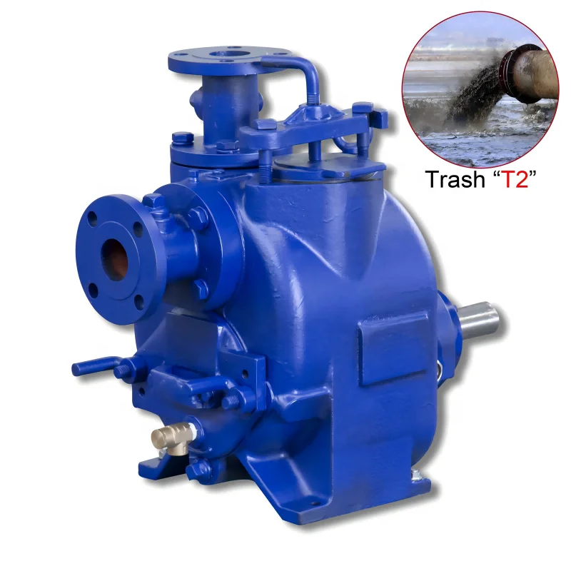 

2Inch USA Sewage Self-Priming Trash Pump for Wastewater & Solids Handling - Suoto T-2 Drainage Pump