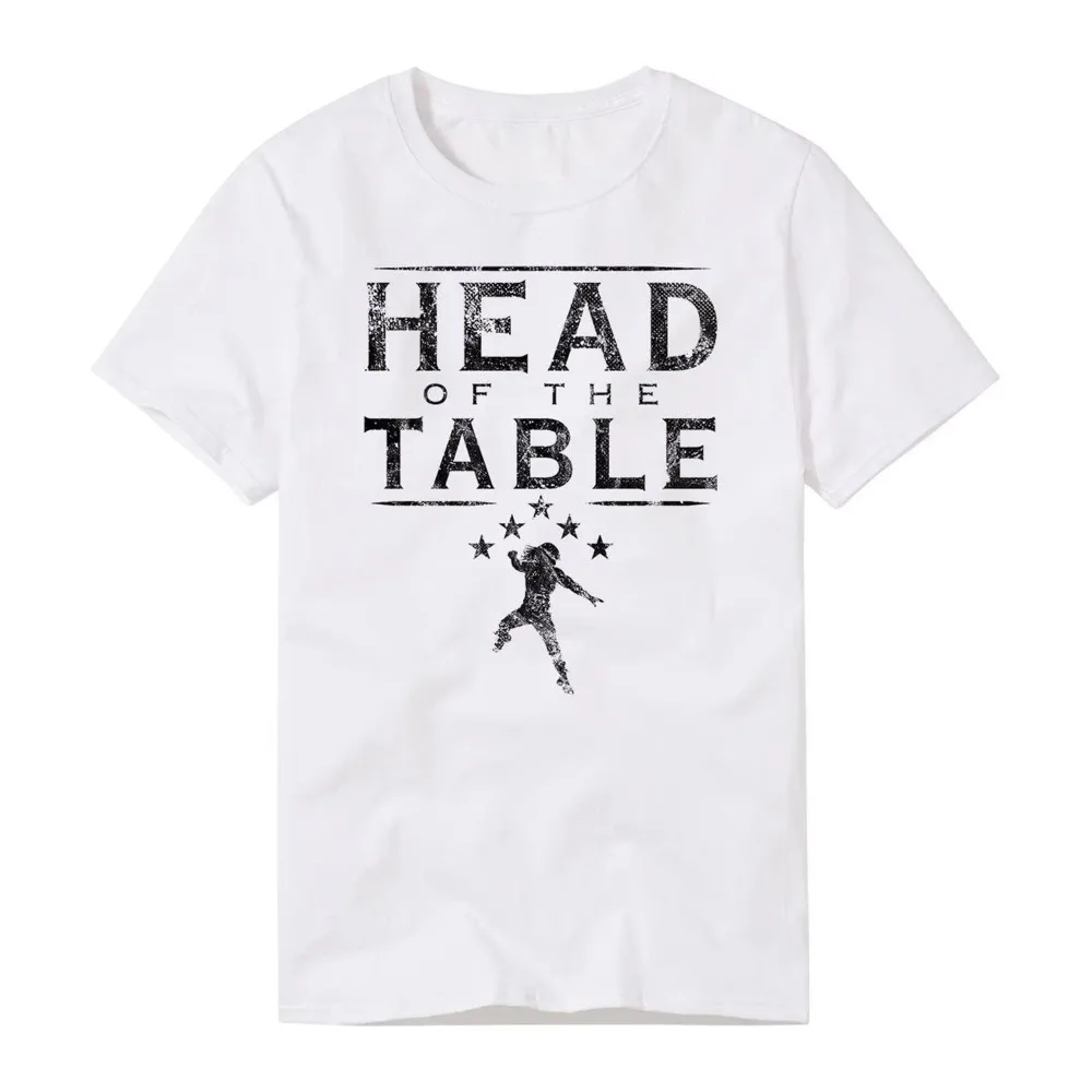 2026 New Trendy Unisex Graphic T-Shirt, Roman Reigns Head of The Table Wrestling Print Summer Casual Streetwear Tee