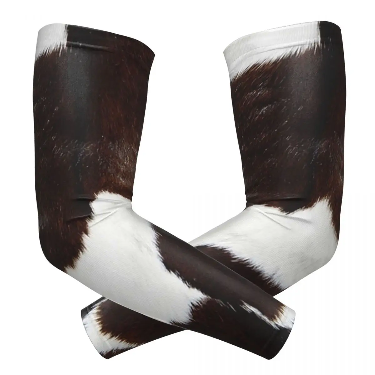 Rustic Ranch Cow Print Outdoor Arm Sleeves Sun UV Protection Cover Summer Cycling Tattoo Sleeves