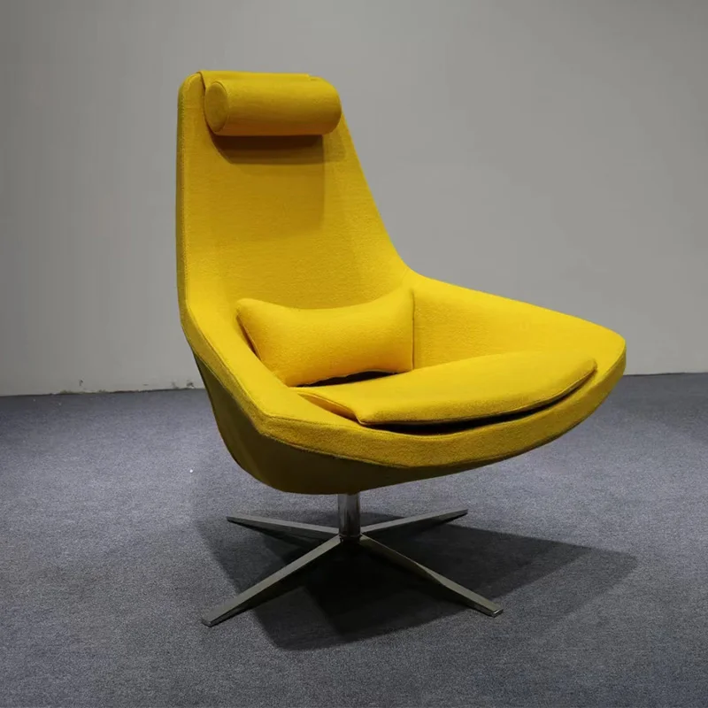 yj7 Modern simple and fashionable single sofa chair, high-end clubhouse, lobby, coffee shop, meeting guests, light chair