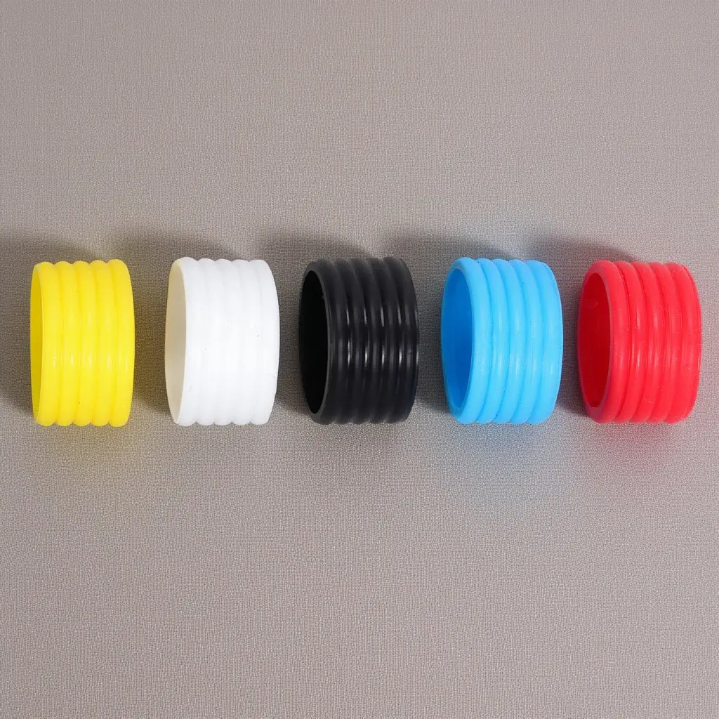 

5Pcs Racket Grip Bands Premium Absorbent Elastic Overgrip Tape for Tennis Squash Badminton Pickleball Racket Grip Ring Holder