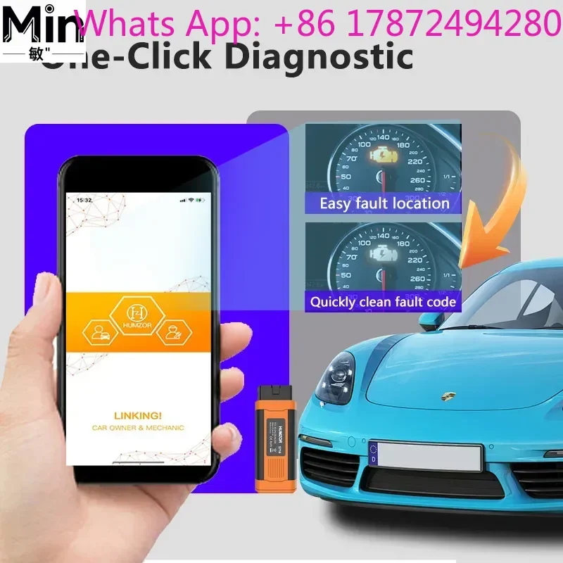Hot Sale S716 Full System Car Fault Detector Mobile Bluetooth 5.2 Diagnostic Tool