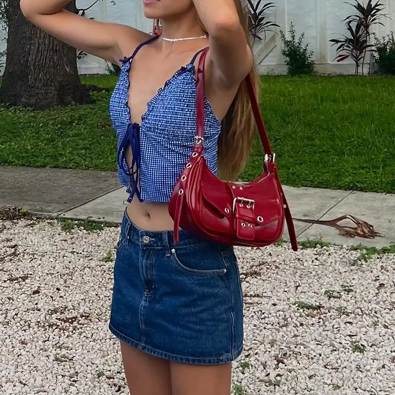 Damska krótka spódniczka jeansowa z niskim stanem, letnia, w stylu Y2K, krótka spódnica dżinsowa, codzienna, zapinana na zamek, dopasowana spódnica ołówkowa z kieszeniami.