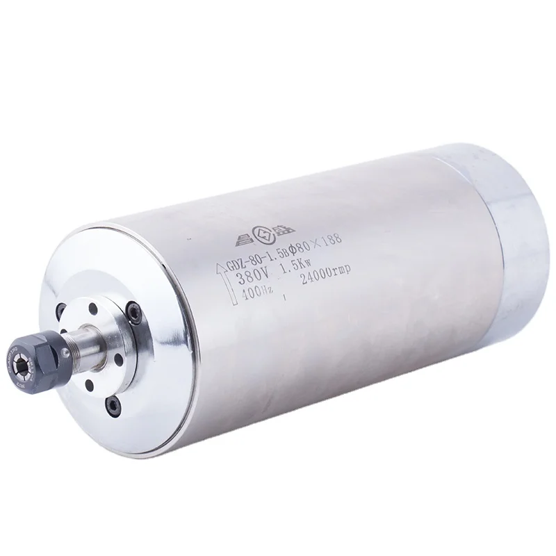 CNC High-speed Water Cooled Changsheng Spindle Motor 1.5KW/2.2KW/3.2KW 5.5KW Drilling Spindle Spindle of The Machine Tool