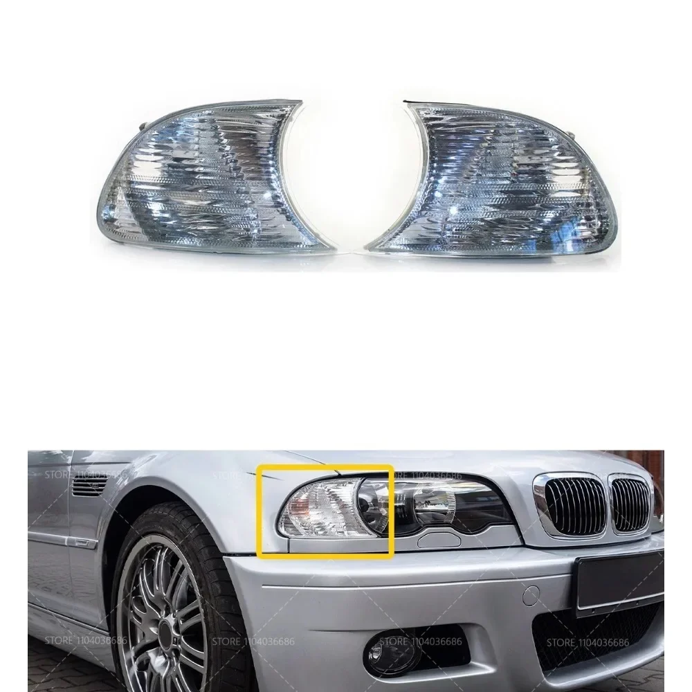

For 1999-2006 BMW 323Ci 325Ci 328Ci 330Ci (E46) Turn Marker Signal Blinker Corner Parking Light Lamp 63126904307 63126904308