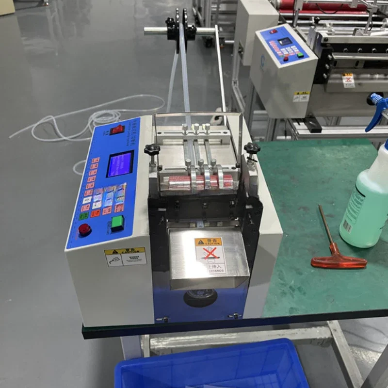 factory direct sales High speed end threaded garment knitting hat cutting machine eva non-woven paper cutter