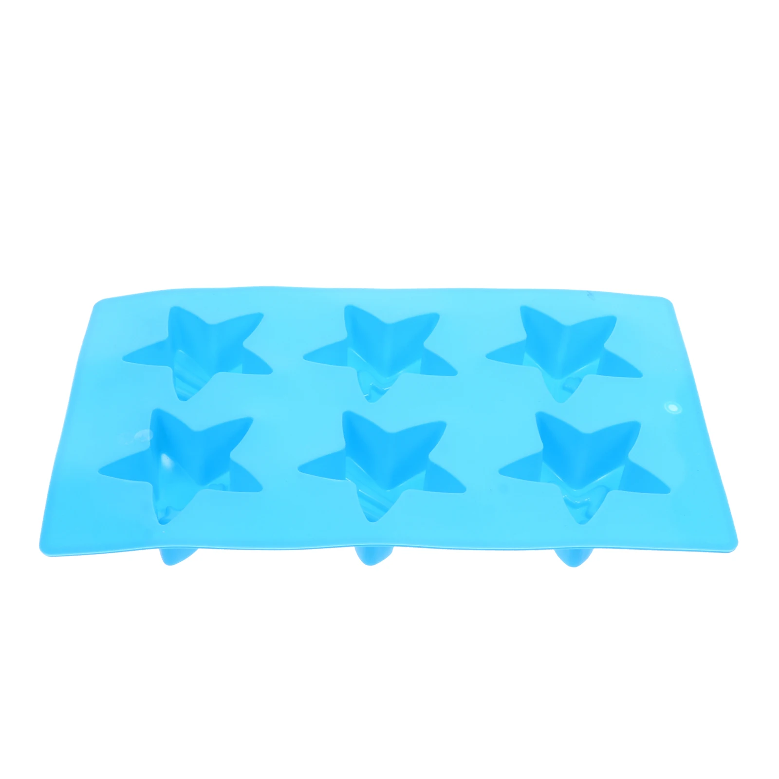 

Pentagram Soap Silicone Mold 6 Cavities Stars Shaped Soft DIY Manual Molds Craft Easy Demould Safe Clean Storage