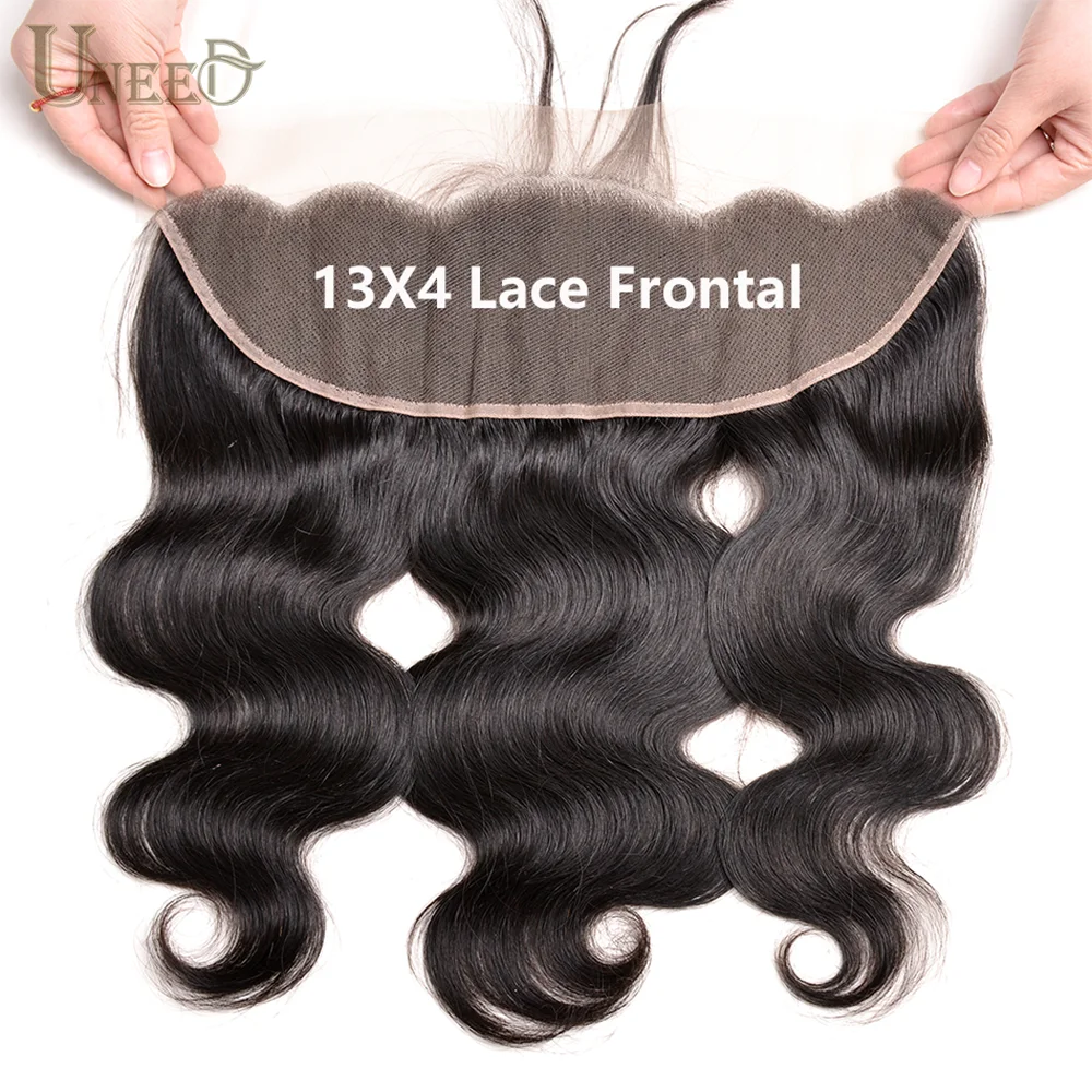 13x4 Ear to Ear Brazilian Body Wave Lace Frontal HD Swiss Lace Frontal Human Hair Remy Hair Transparent Lace Frontal Closure