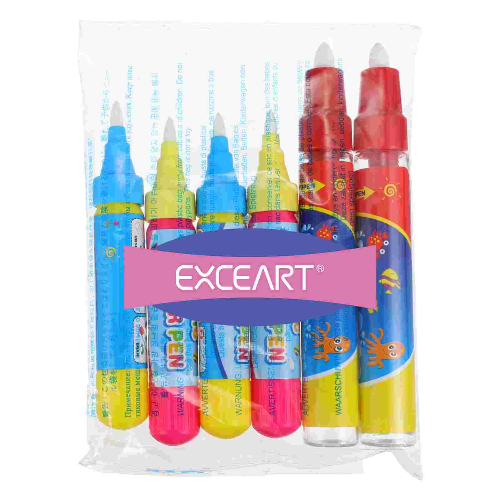 Фломастеры для рисования, 6 шт.