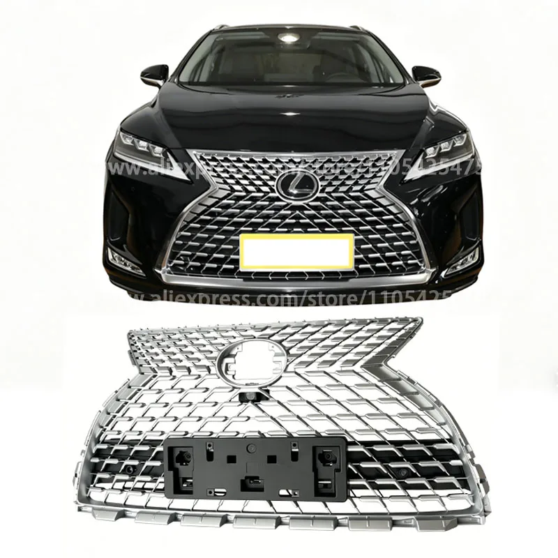 Radiator guardrail Gloss Black For LEXUS 2019-2022 RX300h 450hl Chrome plating Grille Four wheel drive Sports version