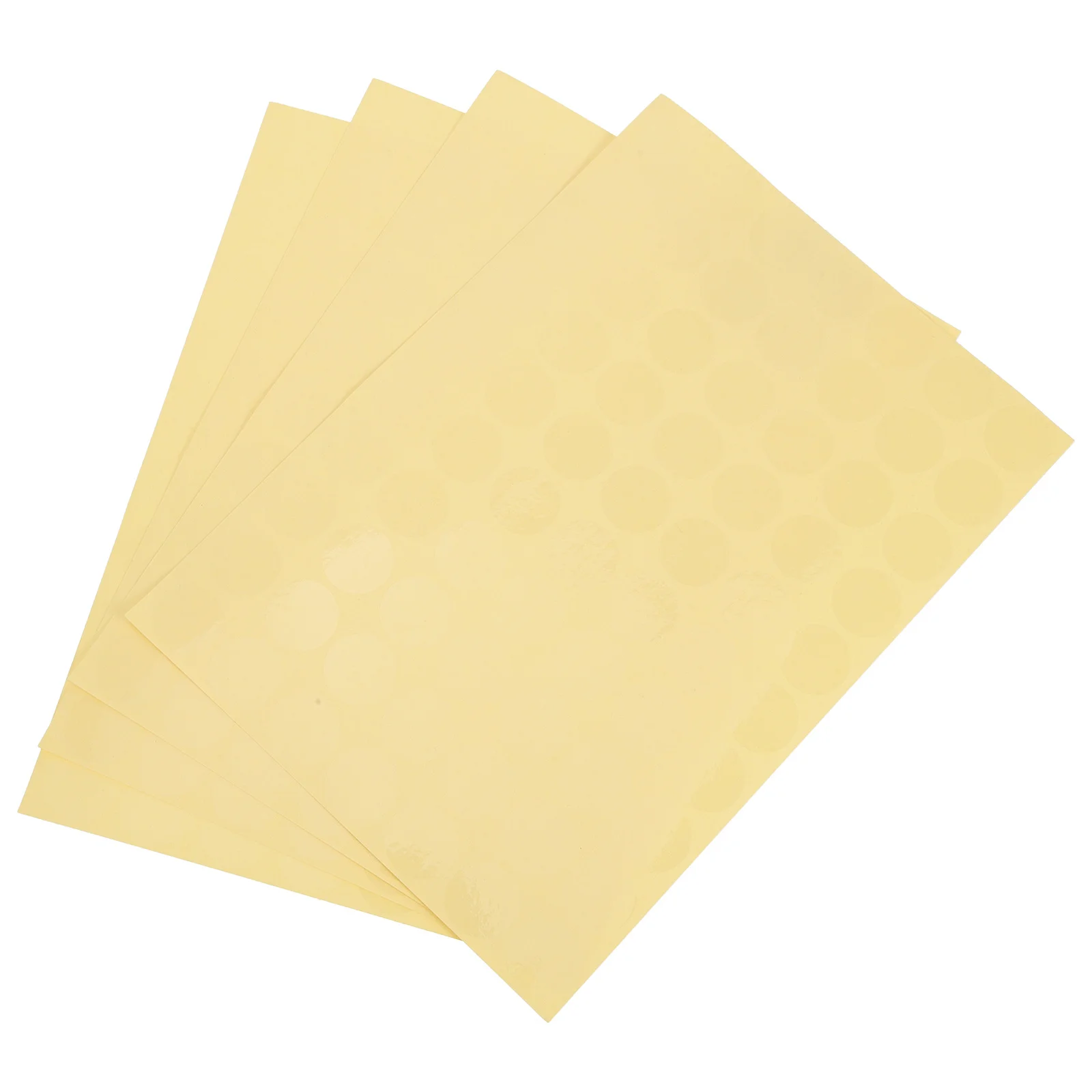 

15 Sheets Circular Transparent Stickers Label Protector Shape Clear Small Circle