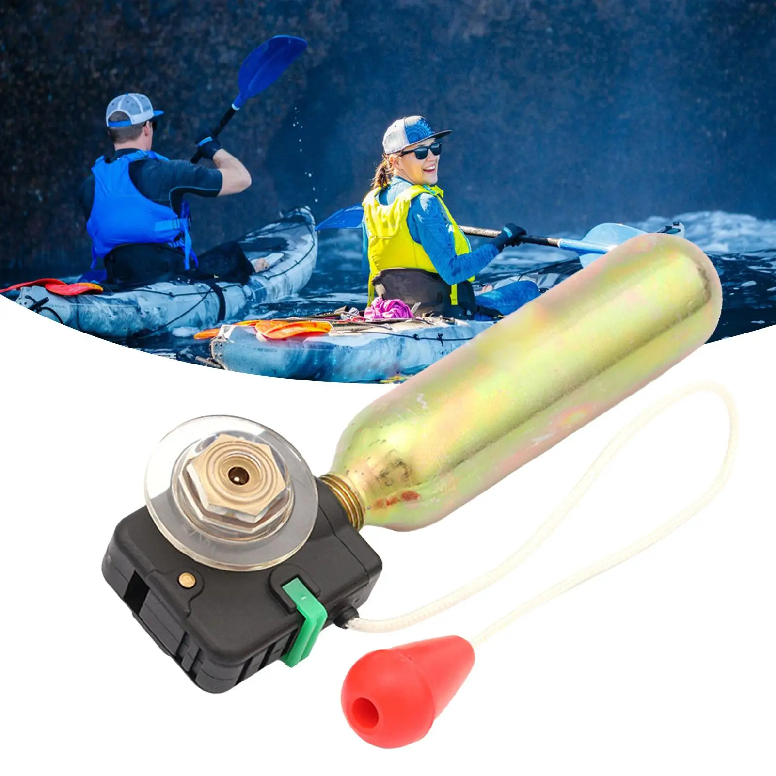 Inflatable Life Vest Automatic Inflator Device Life Jacket Inflation Supplies Inflatable Life Jacket Pump Safety Inflator Gadge