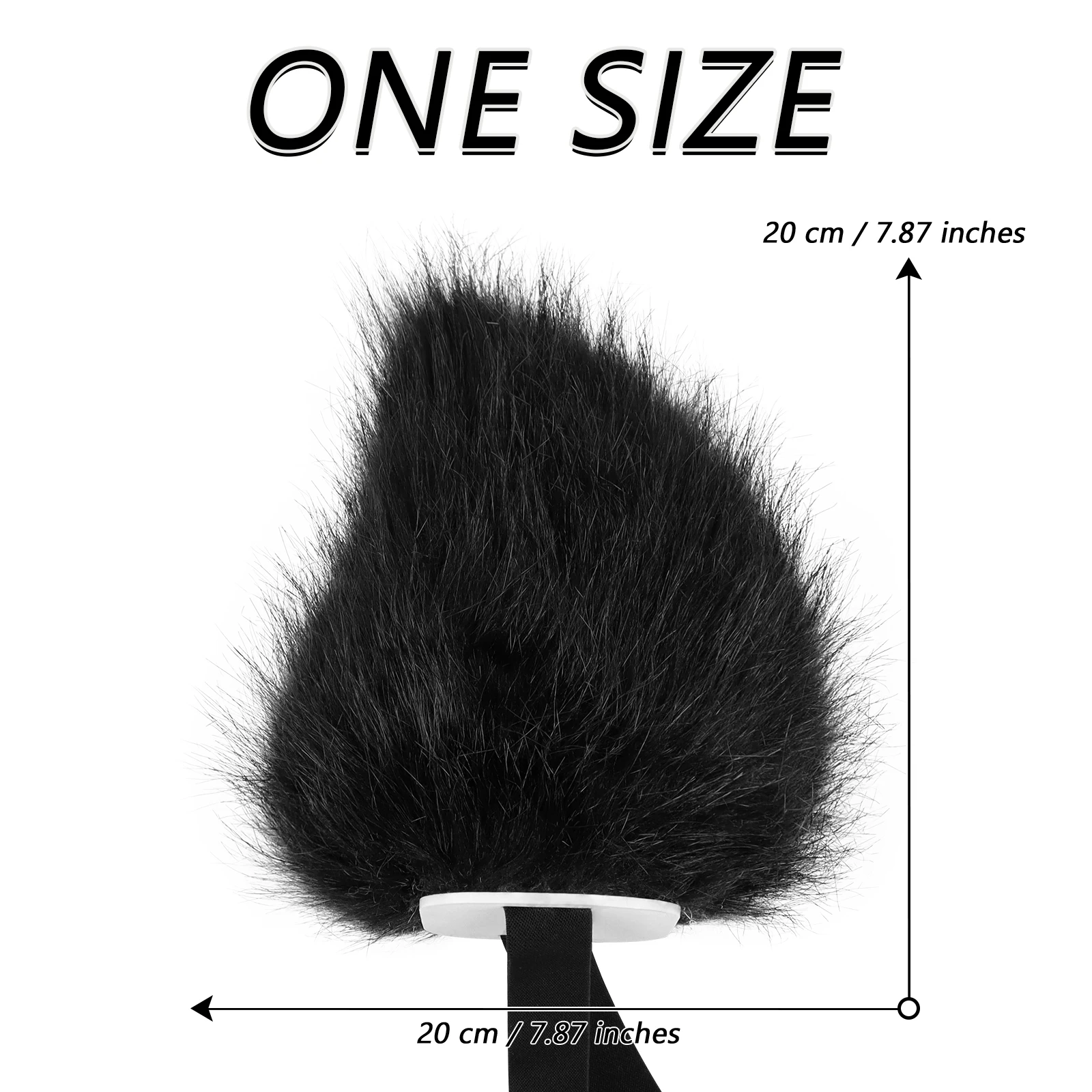 Plush Faux Fur Bunny Tail Cosplay Rabbit for Halloween Christmas Easter Costume Accessories image 4