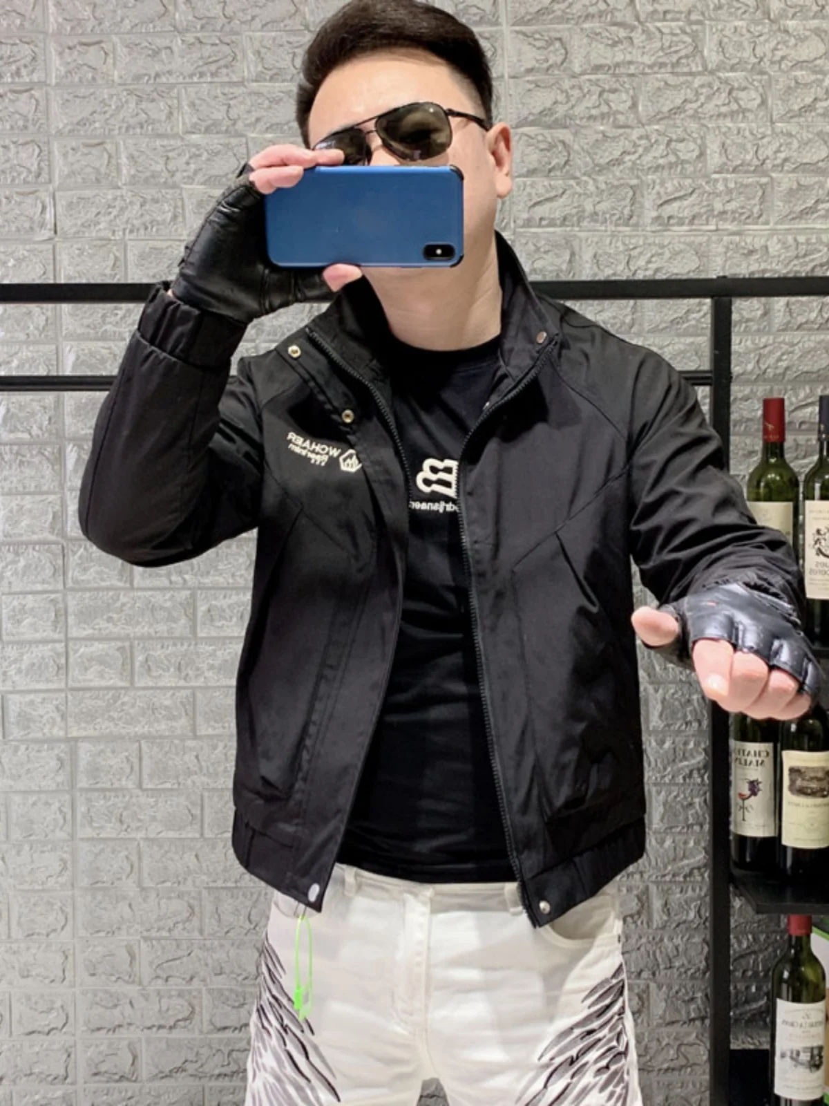 

Приталенная куртка с воротником-стойкой для мужчин, повседневная модная осенне-зимняя новая рабочая одежда, верхняя одежда, молодежная длинная све...