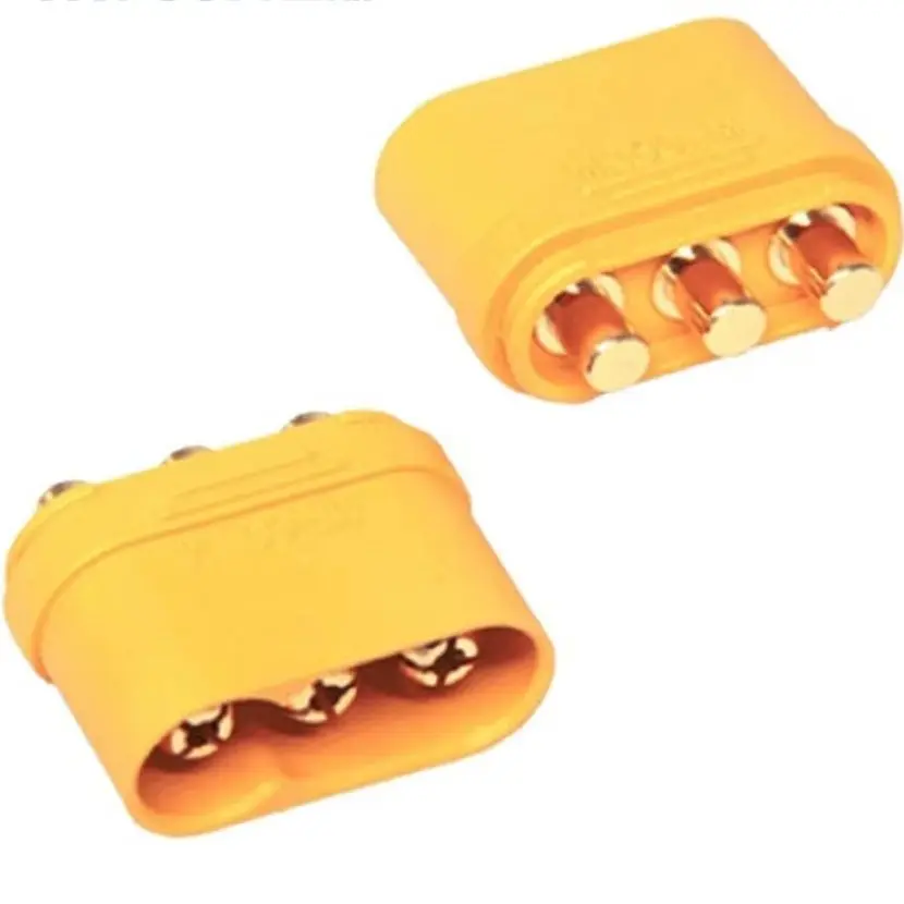 Free Shipping Amass 5 Pairs Mr60pb-m Three-core Plate Type High Current Flame Retardant Model Connector