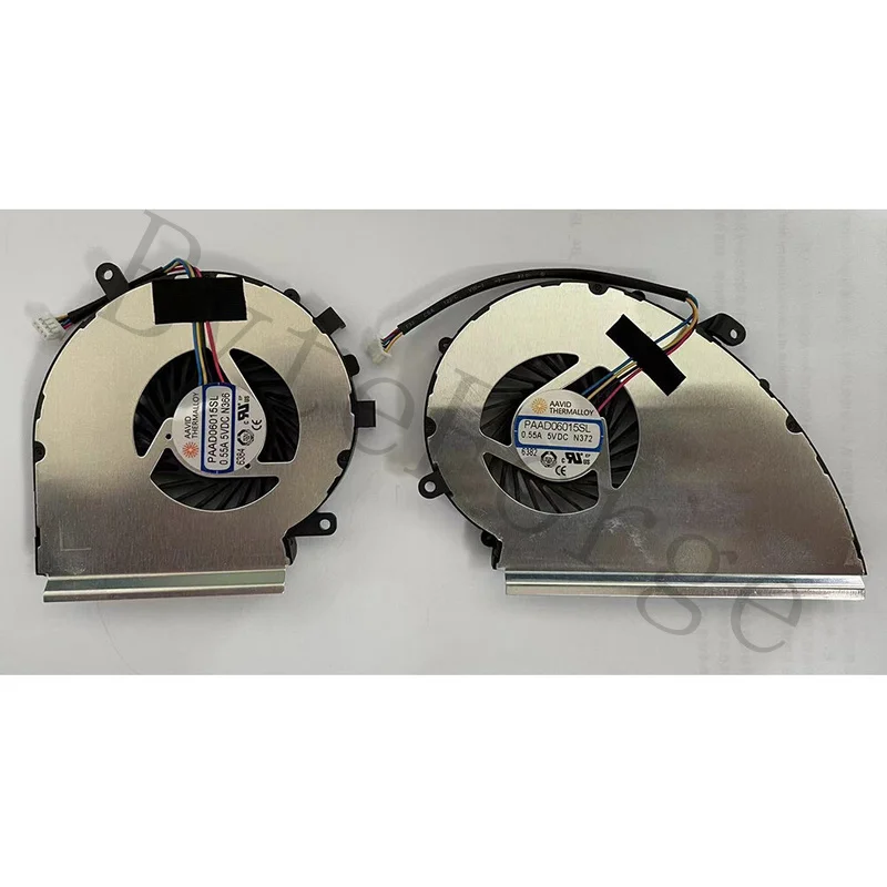 OEM Replacement  For MSI GE72VR GL72M GF72VR GP72MVR MS-1799 CPU GPU Fan Cooling Fan PAAD06015SL