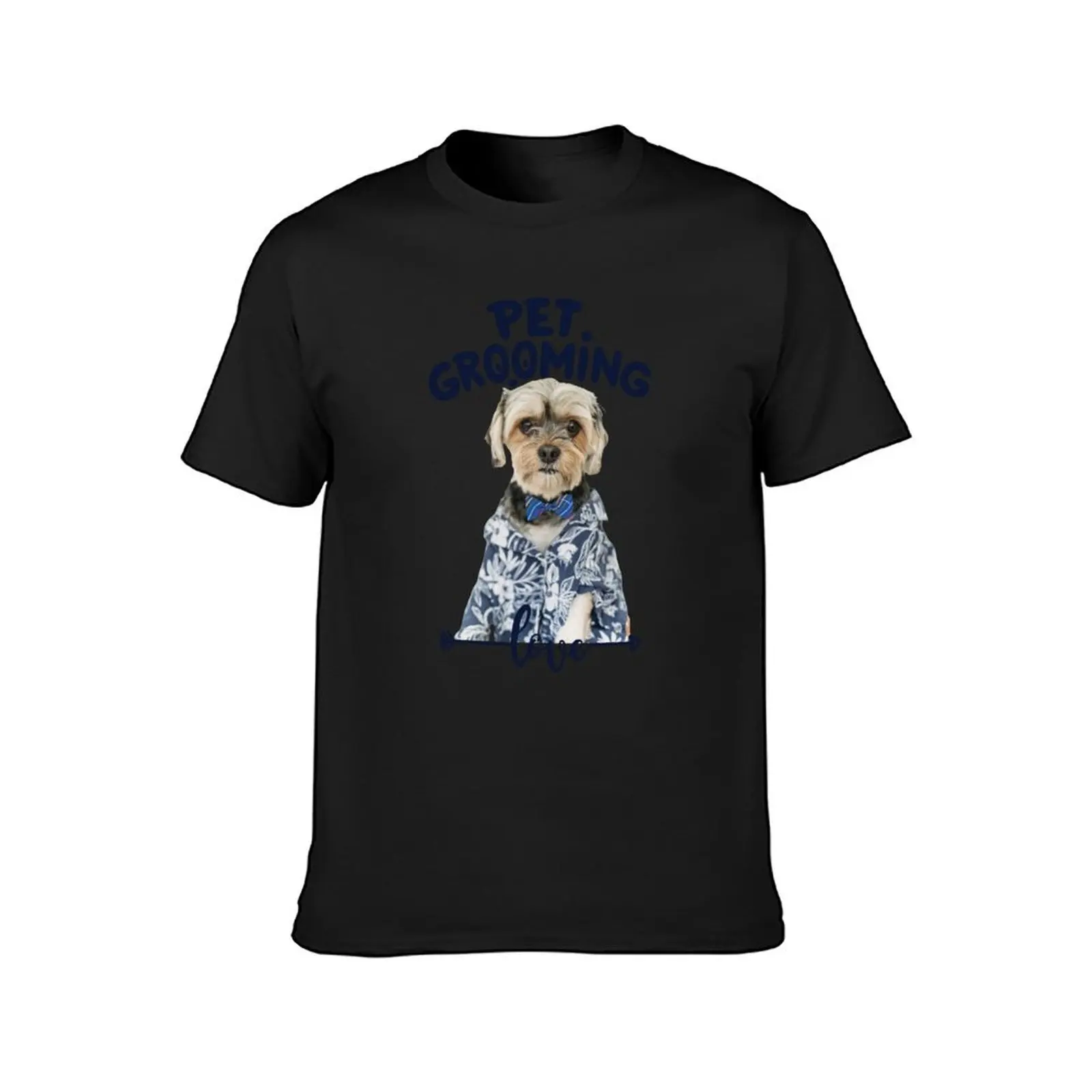 Pet grooming love T-Shirt Aesthetic clothing plus size tops heavyweights cute clothes mens champion t shirts