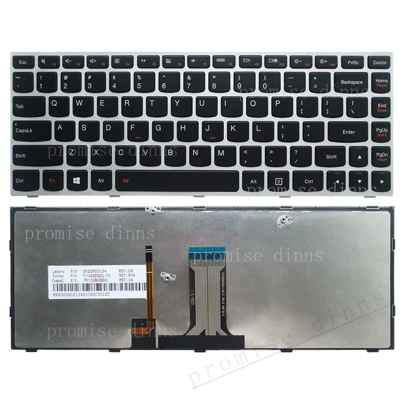 M  New For IBM for Lenovo G40 Z40 Z41 B40 B41 M41  N40-30/35AT/45/70 75 80MA laptop Keyboard backlit