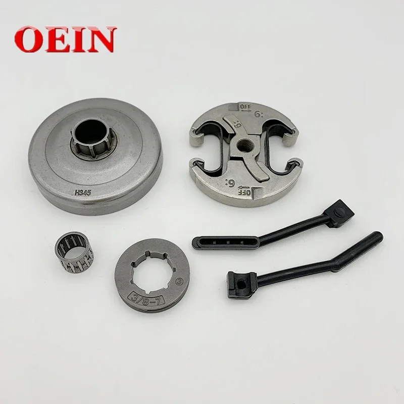 

Clutch Drum 3/8" 7T Needle Bearing Fit For HUS 455 460 Gasoline Chainsaw Spare Parts